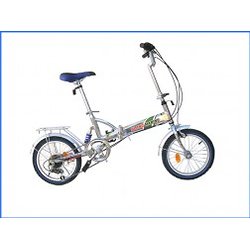 V�lo Pliant Blanc Marine 16 pouces